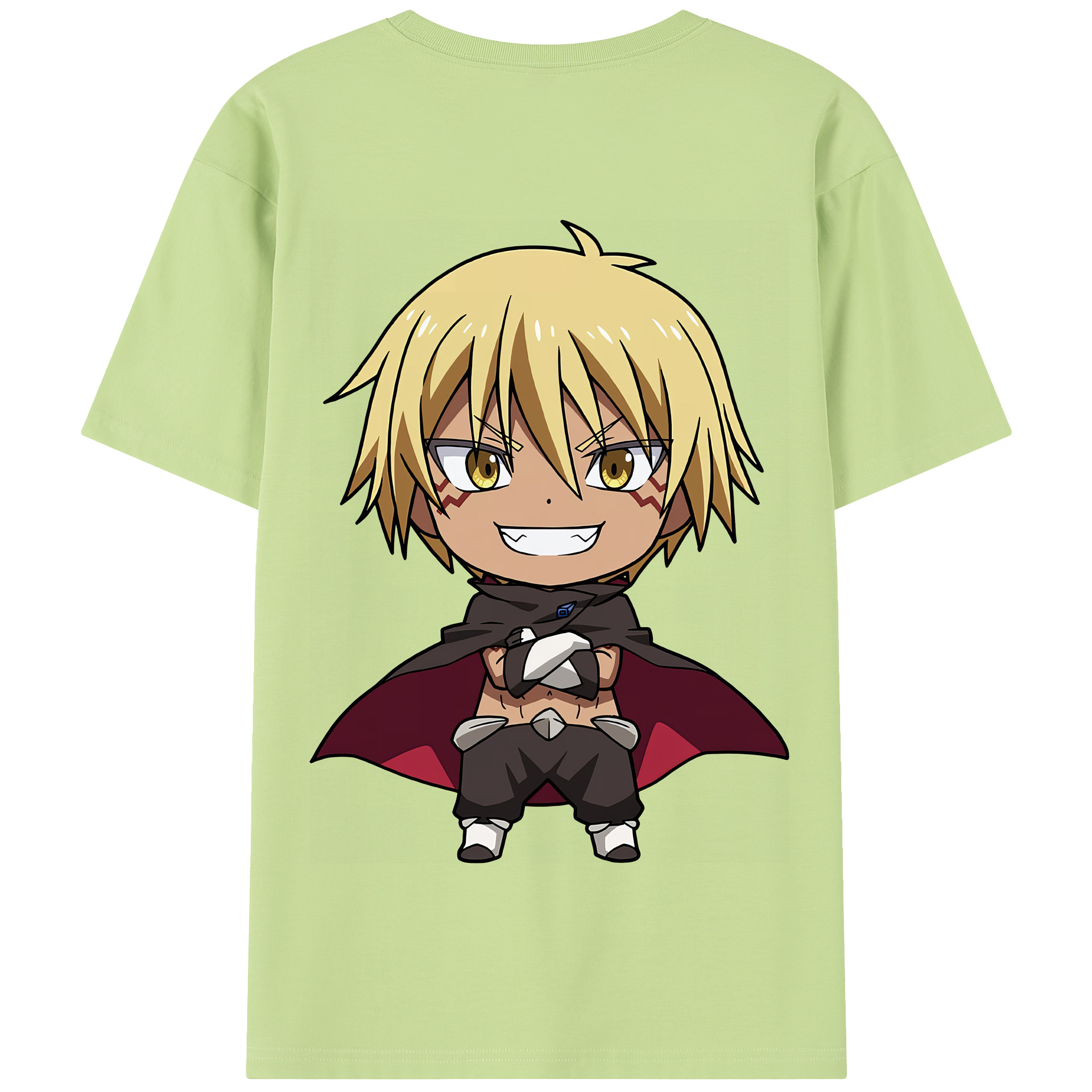 （画像用） 転スラ Regarding Reincarnated to Slime 綿100％半袖Tシャツ（背面プリント）